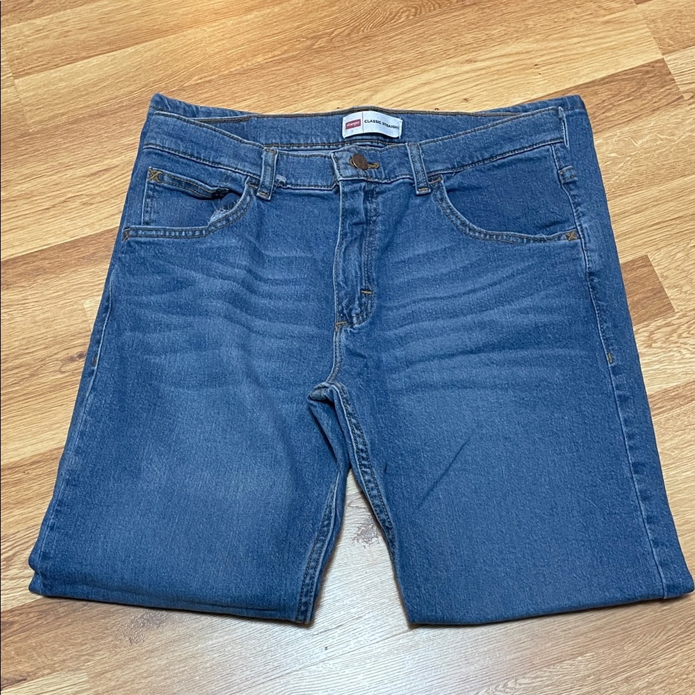 Wrangler Boys Classic Straight Blue Jeans
